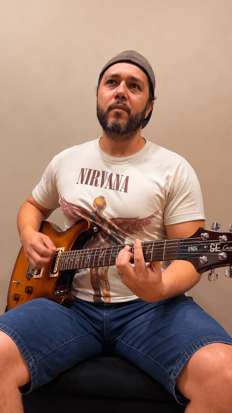 Gravação da música Não vá voltar , da IndNine.